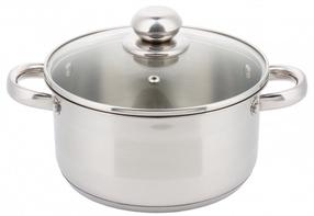 Puodas King Hoff Casserole With Lid, Ø18 cm, 2.1 l, nerūdijančiojo plieno sp.