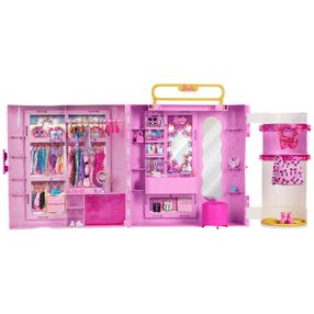 Leļļu skapis Mattel Barbie Deluxe Style JJP01, rozā krās.