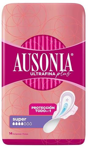 Higiēniskās paketes Ausonia Ultrafina Plus, Super, 14 gab.