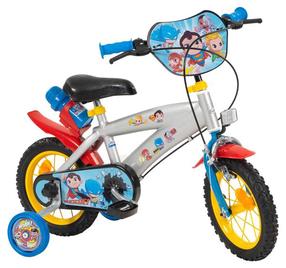 Bērnu velosipēds Toimsa DC Boy Friends, zila krās./pelēka krās., 12"