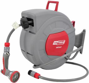 Автоматическая катушка для шланга с поливочным шлангом AWTools AW70437, 20 м