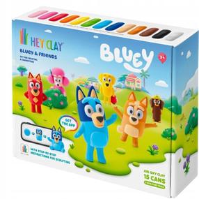 Набор пластилина Hey Clay Bluey, многоцветный
