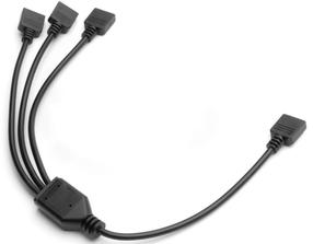 Kabelis EK Water Blocks EK-Loop D 3 pin, 3 pin, 0.3 m, juoda sp.
