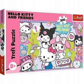Puzle Trefl Hello Kitty Crazy Trio 23039, 40 cm x 60 cm, 300 gab., daudzkrāsaina