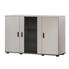 Komoda Cama Soho, juoda sp./kašmyro sp., 80 cm x 120 cm x 41 cm