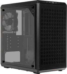 Datora korpuss Cooler Master Q300L V2, caurspīdīga krās./melna krās.