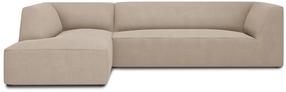 Угловой диван Micadoni Home Ruby 4 Seats, песочный цв., левый, 273 x 180 см x 69 см