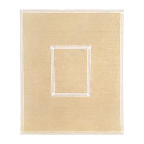 Скатерть прямоугольная My home Jute Frame, коричневый цв./белый цв., 130 x 160 cm