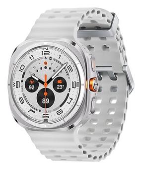 Viedais pulkstenis Samsung Galaxy Watch Ultra, balta krās.