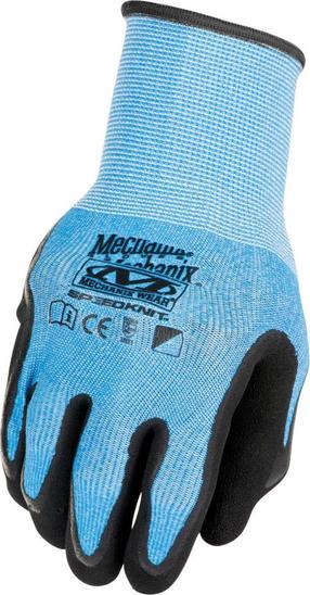 Darba cimdi Mechanix Wear SpeedKnit CoolMax, pieaugušajiem, zila krās./melna krās., XXL