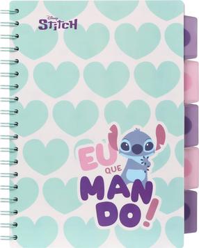 Sąsiuvinis Disney Fashion Stitch 74982PTR, langeliais, B5, 100 lapų, Balta sp./Žydra sp.