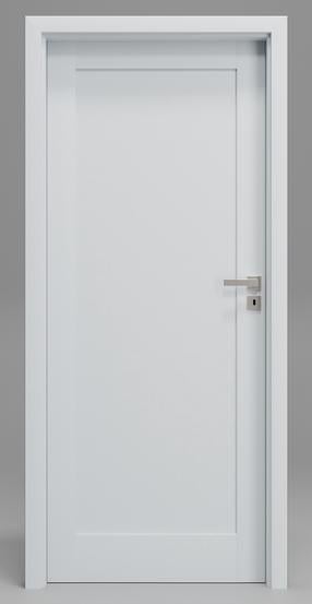 Vidaus durų varčia Domoletti DOMINO, kairinės, pilka sp., 204 x 74.4 x 4 cm