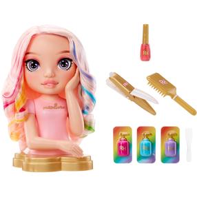 Lėlės galva su priedais MGA Rainbow High 4in1, 33 cm, įvairių spalvų