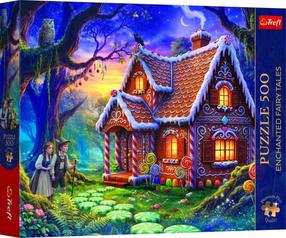 Пазл Trefl Enchanted Fairy Tales Hansel And Gretel 37633, 34 см x 48 см, 500 шт., многоцветный