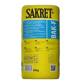Segu Sakret BAK-F, tasandav, hall, 25 kg