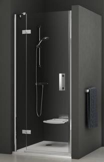 Dušo durys Ravak Smartline SMSD2-100 A-L, 100 cm x 190 cm, skaidri sp./chromo sp./grūdintas