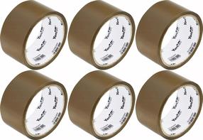 Iepakošanas lente Yanda 6pcs, vienpusējs, 50 m x 48 mm