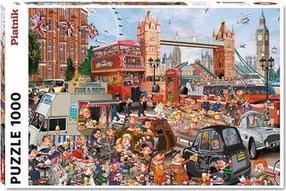 Dėlionė Piatnik London, 44.1 cm x 67.5 cm, 1000 vnt., įvairių spalvų