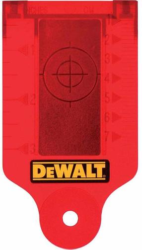 Лазерная целевая пластина Dewalt DE0730-XJ, 23 см