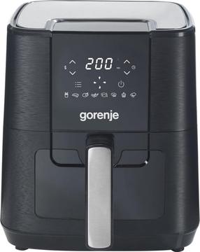 Karšto oro gruzdintuvė Gorenje AF1350DWB, juoda sp., 1350 W, 5.4 l