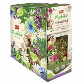 Skanėstas graužikams Vitapol Smakers Vita Herbal, jūrų kiaulytėms/graužikams/žiurkėnams, 0.45 kg, 5 vnt.