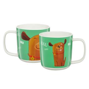 Krūzīte Ambition Pets Dog, brūna krās./zaļa krās., 0.37 l