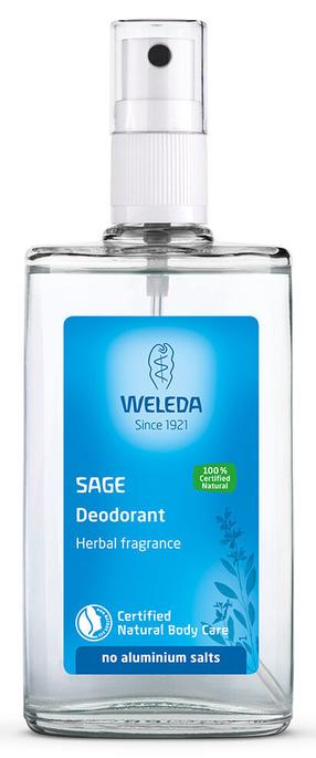 Moteriškas dezodorantas Weleda Sage Herbal Fragrance, 100 ml