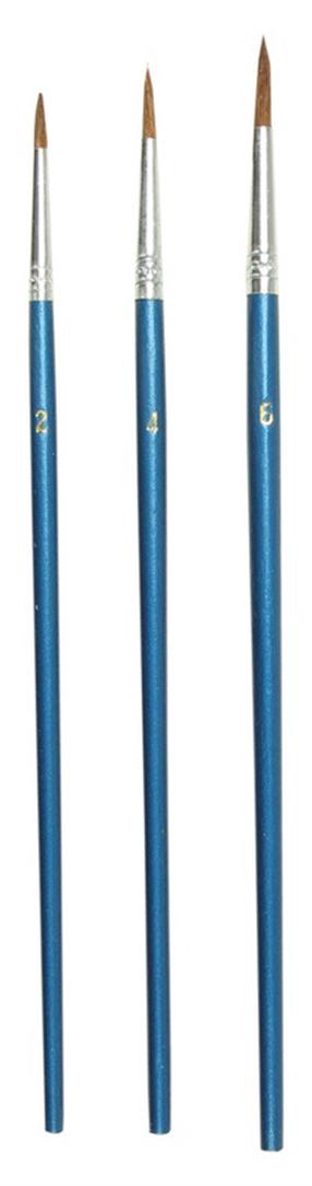 Pintsel Centrum 80657, sünteetilised, 3 tk