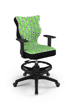 Laste töötool Duo Storia 29, 64 x 64 x 102.5 cm, must v./roheline v.