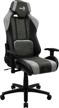 Spēļu krēsls AeroCool Baron AC-250, 70 x 69 x 125 - 135 cm, zaļa krās.