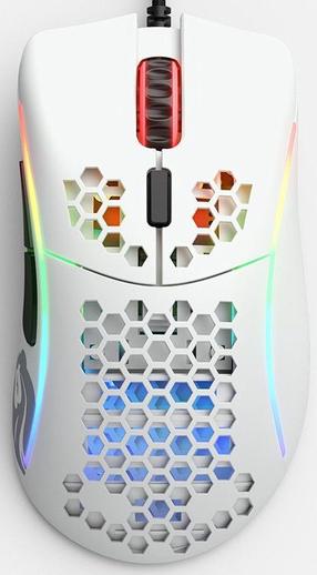 Laidinė žaidimų pelė Glorious PC Gaming Race Model D Minus, balta sp.
