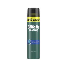 Skūšanās gēls Gillette Mach3 Extra Comfort, 240 ml