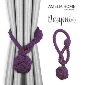 Аксессуары для штор Restilo Dauphin, 38 см, фиолетовый цв., 2 шт.