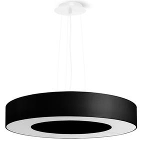 Šviestuvas kabinamas Sollux Saturno Slim 50 SL.0750, E27, 5 x 60 W, balta sp. / juoda sp.