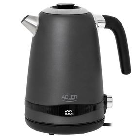 Elektrinis virdulys Adler AD 1295G SS, 1.7 l, pilka sp.