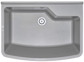 Virtuvinė plautuvė Deante Garden, polistirenas, 61 cm x 44.5 cm x 30.2 cm, pilka sp.