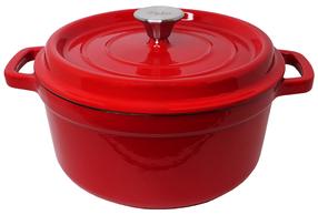 Emailitud malmpott Zyle ZY126RKI, Ø26 cm, 5 l, must v.