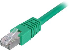 Tīkla kabelis Deltaco STP-603G RJ-45 Vīrietis, RJ-45 Vīrietis, 0.3 m, zaļa krās.