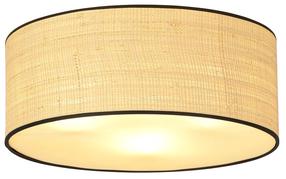 Lampa griesti Emibig Aston 3 1149/3, E27, 3 x 15 W, brūna krās. / melna krās., 50 x 20 cm
