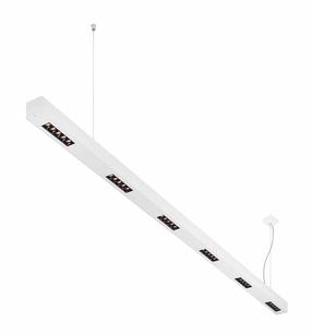 Valgusti rippuv SLV Q Line PD, LED, 3000 °K, 1 x 93 W, valge v. / valge v.