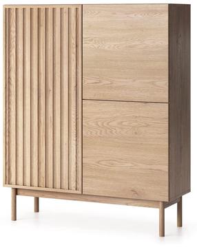 Spintelė Gala Meble Saori K3D, ąžuolo sp., 106 cm x 37 cm x 130 cm