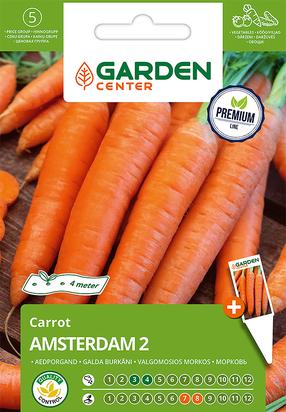 Sėklos Garden Center, morkos AMSTERDAM 2, 10 g, 4 m
