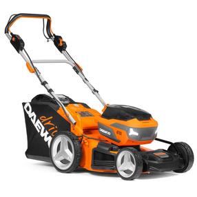 Prekė su pažeista pakuote. Akumuliatorinė vejapjovė savaeigė Daewoo DLM 5042Li-S, 47 cm (be baterijos)