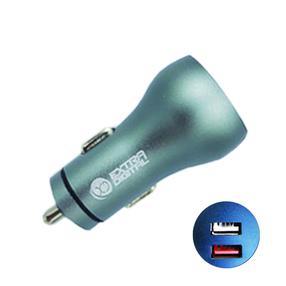 Автомобильное зарядное устройство Extra Digital Car Charger, USB 2.0/USB 3.0, зеленый цв.