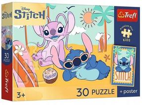 Пазл Trefl Lilo & Stitch: Stitch's Smile, 27 см x 20 см, 30 шт.