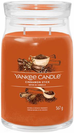 Svece, aromātiskā Yankee Candle Signature Cinnamon Stick, 60 - 90 h, 567 g, brūna krās.