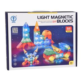 Magnetkonstruktor Valgustatud plokid ZA5240