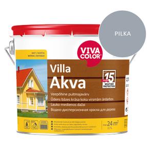 Fasāžu krāsa Vivacolor Villa Akva, pelēka krās., 2.7 l
