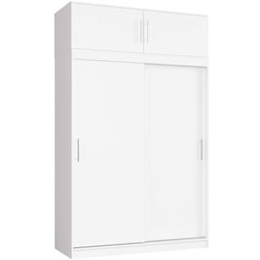 Riidekapp Akord Mono, valge v., 60 cm x 150 cm x 200 cm