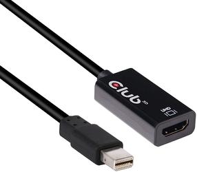 Adapteris Club 3D CAC-1180 Mini DisplayPort, HDMI 2.0, 0.015 m, juoda